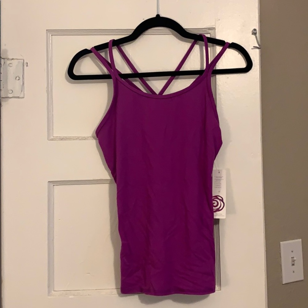 Purple workout tank NWT